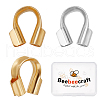 Beebeecraft 20Pcs 2 Colors 925 Sterling Silver Wire Guardian and Protectors STER-BBC0001-24-1