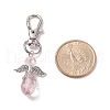 Faceted Teardrop Glass Pendants HJEW-AL0034-5