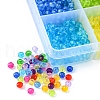 2016Pcs 12 Colors Transparent Acrylic Beads TACR-YW0001-61-2