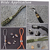 Unicraftale 4Pcs 4 Colors Brass European Beads KK-UN0001-84-6