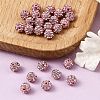 Polymer Clay Rhinestone Beads RB-H284-6MM-223-4