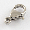 Polished 304 Stainless Steel Lobster Claw Clasps STAS-R072-41A-2