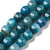 Dyed Natural Agate Beads Strands G-H087-E01-01A-2