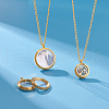 Unicraftale 3Pcs 3 Style 304 Stainless Steel Locket Pendants FIND-UN0001-83G-4