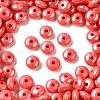 UV Plating Opaque Acrylic Beads MACR-F083-13B-1