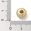 Rack Plating Brass Micro Pave Cubic Zirconia Beads KK-L224-017G-3