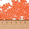 6/0 Opaque Baking Paint Glass Seed Beads SEED-M012-02A-05-4