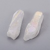 Electroplate Natural Quartz Crystal Beads KK-F757-G07-2