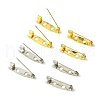100Pcs 2 Colors Iron Brooch Findings IFIN-FS0001-36-3