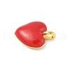 Brass Enamel Pendants KK-Z107-03G-2