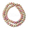 Electroplate Glass Beads Strands EGLA-F158-FP01-A-2