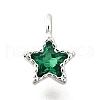 925 Sterling Silver Cubic Zirconia Charms STER-Q005-01B-B-1