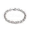 Non-Tarnish 201 Stainless Steel Chunk Cable Chains Bracelet for Men Women BJEW-G618-04P-B02-1