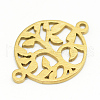 201 Stainless Steel Connector Charms STAS-T008-158-01-2