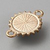 Alloy Crystal Rhinestone Connector Charms ALRI-TAC0001-19L-2
