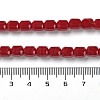 Opaque Glass Beads Strands GLAA-G112-03M-4