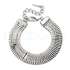 304 Stainless Steel Link Chain Bracelets for Women BJEW-Z125-02P-2