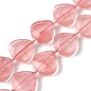 Cherry Quartz Glass Beads Strands G-D316-A16-2