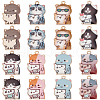 SUNNYCLUE 32Pcs 8 Styles Alloy Enamel Pendants ENAM-SC0005-46-1