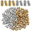 SOFPLATE 100Pcs 2 Colors Tibetan Style Alloy European Beads TIBEB-SP0001-02-1
