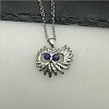 Cute Creative Owl Alloy Pendant Necklace from Europe and America FF8740-1-1
