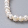 Stretch Grade A Natural Freshwater Pearl Bracelets BJEW-JB04623-4