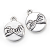 Tibetan Style Alloy Charms X-TIBEP-Q061-04AS-LF-1