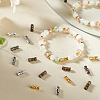   90Pcs 6 Colors Column Brass Screw Clasps FIND-PH0021-83-5