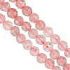 Olycraft 1 Strand Natural Strawberry Quartz Beads Strands G-OC0004-43-1
