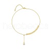 Adjustable Slider Stainless Steel Cable Chain Lariat Necklaces WG8F6BD-01-2