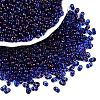 Picasso Spray Painted Glass Seed Beads SEED-T006-04-7-3