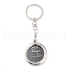 Zinc Alloy Keychain Cabochon Settings KEYC-B040-01P-1