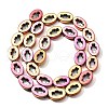 Electroplated Synthetic Non-magnetic Hematite Beads Strands G-L613-Z01-03I-2