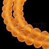 Transparent Glass Beads Strands X-EGLA-A034-T6mm-MD05-5