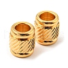 201 Stainless Steel European Beads STAS-M089-02G-3
