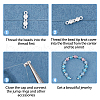 DICOSMETIC 25Pcs 925 Sterling Silver Bead Tips Knot Covers STER-DC0001-55-4
