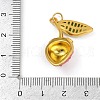 Brass Enamel Pendants X-KK-K405-01B-G-3