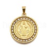 304 Stainless Steel Pendants STAS-B086-09B-G-1