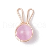 Rabbit Brass Pendants PALLOY-TA00236-01-3