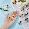Bee Opaque Resin Car Air Vent Clips AJEW-AB00035-3