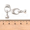 Brass Fold Over Clasps KK-U016-01P-3