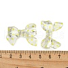 Transparent Printed Acrylic Beads OACR-H124-01C-3