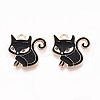 Alloy Enamel Pendants ENAM-R058-09D-1