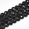 Natural Black Onyx Beads Strands G-S357-F11-1