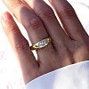 925 Sterling Silver Pave Cubic Zirconia Finger Rings for Women KW2493-4-2