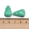 Dyed Synthetic Turquoise 3 Hole Guru Beads G-C198-01A-02-3