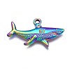 Ion Plating(IP) 304 Stainless Steel Pendants STAS-S119-102-4