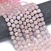 Natural Rose Quartz Beads Strands G-K389-A03-01-2