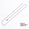 Fashionable Stainless Steel Lightweight Chain Necklace for Clothing and Accessories TK5574-4-1