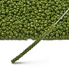 Baking Paint Glass Seed Beads SEED-S001-K9-4